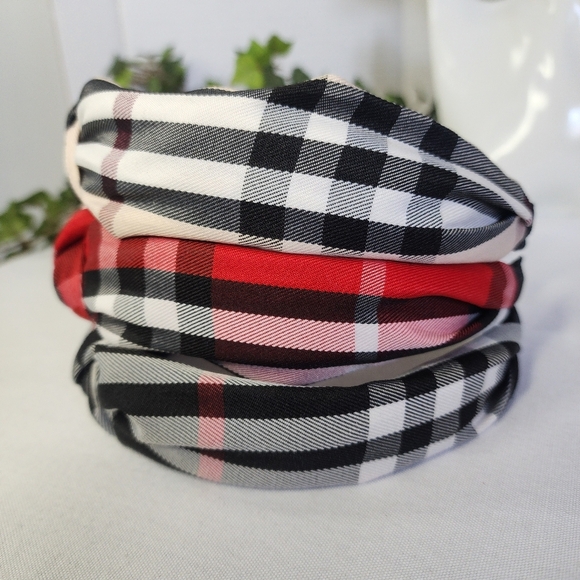 Set of 3 Nova Check Headband New - Picture 4 of 5